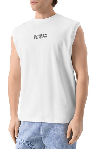 Хлопковая майка COMME DES FUCKDOWN, арт. CFABM01512, фото 3