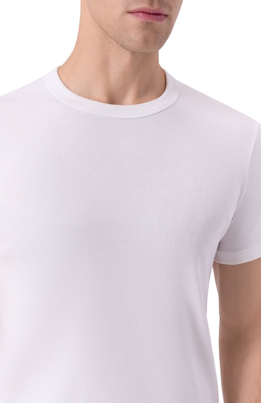 Хлопковая футболка Kiton UNWM008K0275H02 Белый  UNWM008K0275H02 Фото 5