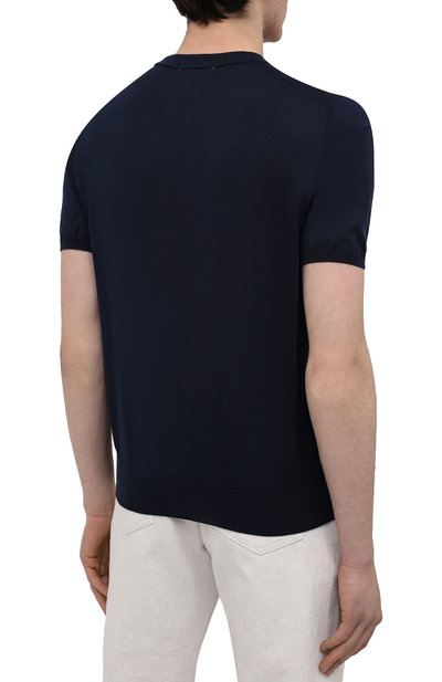 Хлопковый джемпер FIORONI темно-синего цвета по цене 41300 руб., арт. MK20260A2, фото 4 Хлопковый джемпер FIORONI, арт. MK20260A2, фото 4