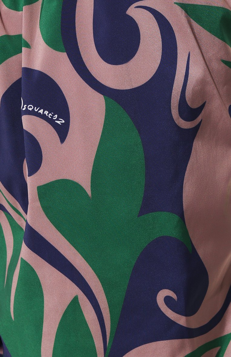 Мужские плавки-шорты DSQUARED2 разноцветного цвета, арт. D7BM15740 | Фото 4 (Нос: Не проставлено; Материал внешний: Синтетический материал; Принт: С принтом; Мужское Кросс-КТ: плавки-шорты)