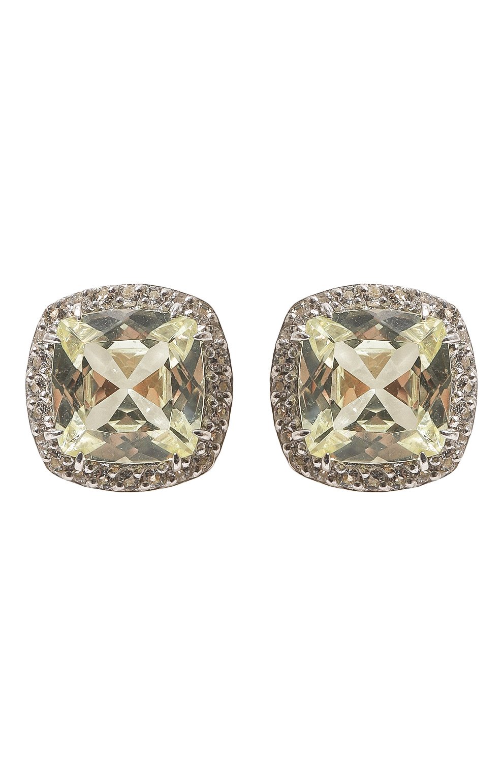 Серьги-пусеты с лимонным кварцем SECRETS JEWELRY, арт. СПЛККС0602, фото 1