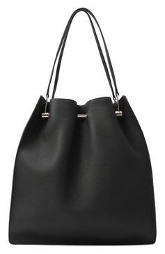 Женская сумка-тоут GIORGIO ARMANI черного цвета, арт. GW000716/AF14187 | Фото 6 (Материал: Натуральная кожа; Размер: medium)