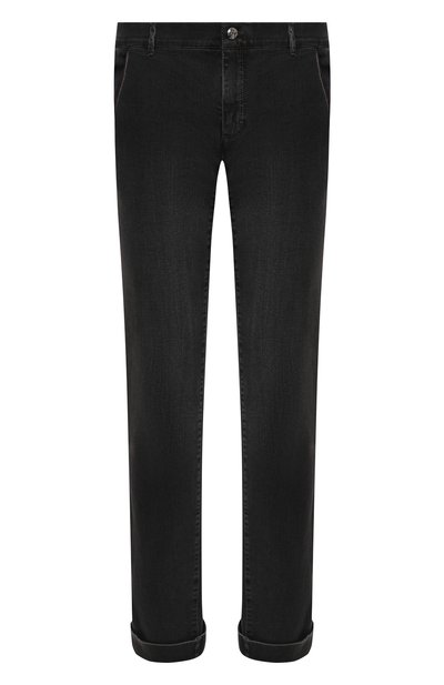 Мужские джинсы с отделкой из кожи аллигатора ZILLI, арт. MCW-00080-DBLC1/S001/AMIS