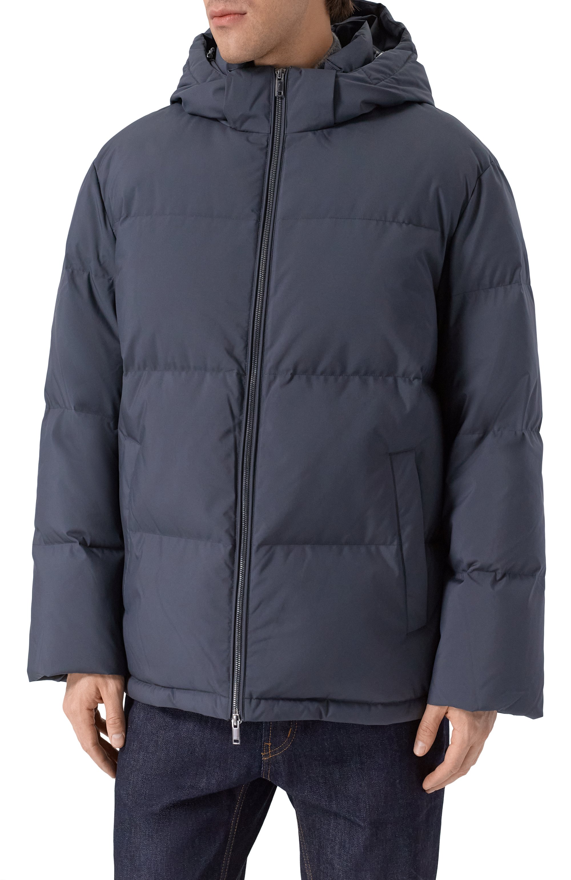 Пуховик onega 12 STOREEZ темно-серого цвета по цене 47000 руб., арт. 134080, фото 3 Пуховик onega 12 STOREEZ, арт. 134080, фото 3