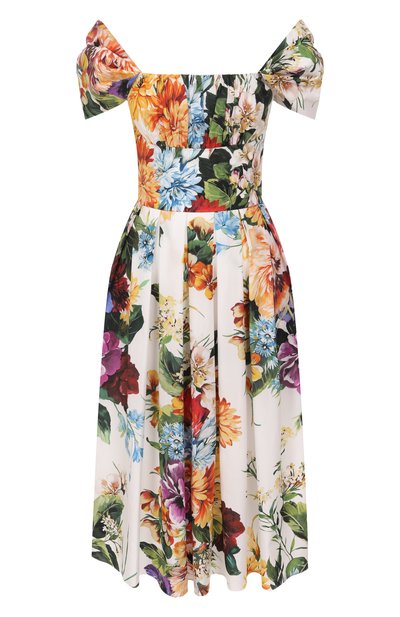 Женское хлопковое платье DOLCE & GABBANA, арт. F6TVKT/HS5TR