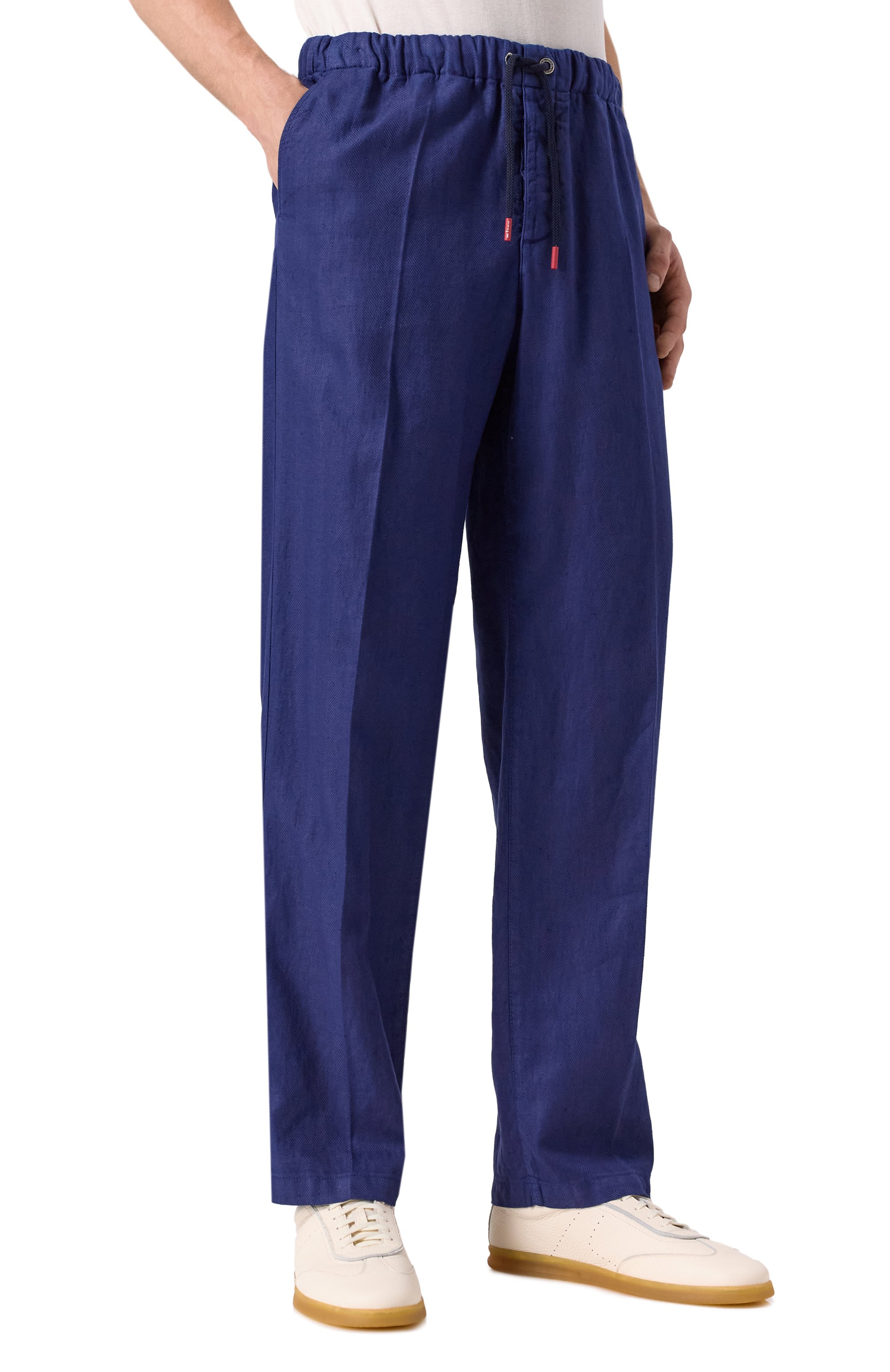 Брюки изо льна и хлопка KITON, арт. UPR003LK0636F02, фото 3