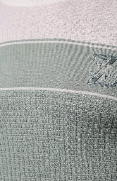 Джемпер из хлопка и шелка ZILLI, арт. MBX-TS020-BIMA1/MC01, фото 5
