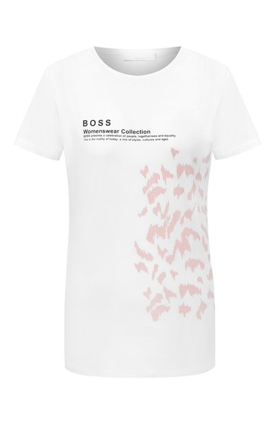 Женская хлопковая футболка BOSS, арт. 50436774