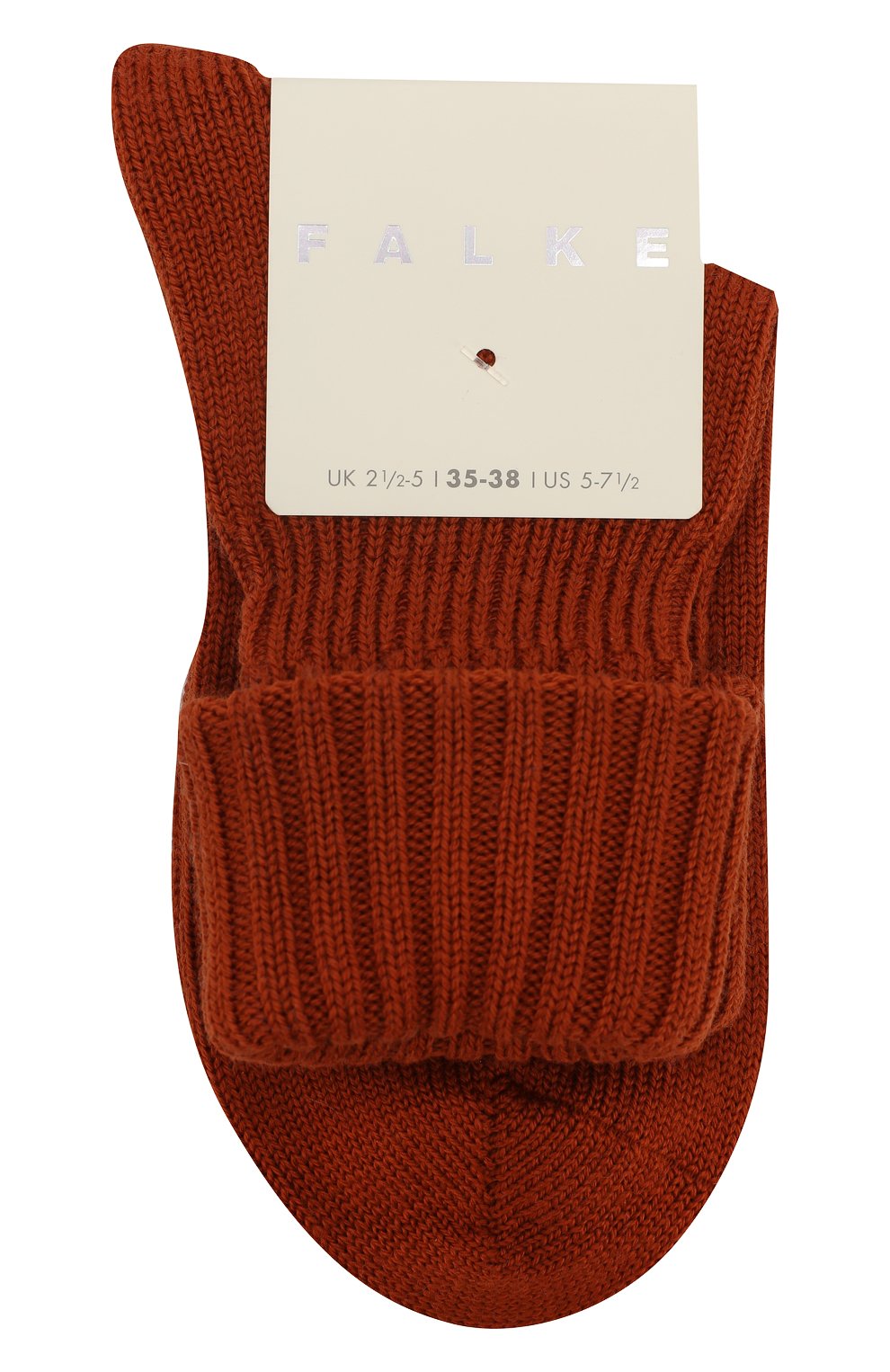Носки striggings rib FALKE коричневого цвета по цене 1640 руб., арт. 47520_19_, фото 1 Носки striggings rib FALKE, арт. 47520_19_, фото 1