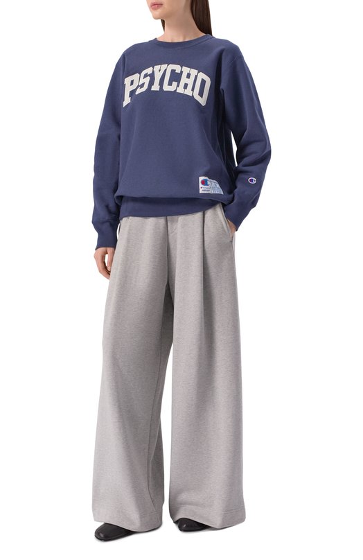 Хлопковый свитшот UNDERCOVER x Champion Undercover UC2E9801 Синий  UC2E9801 Фото 2