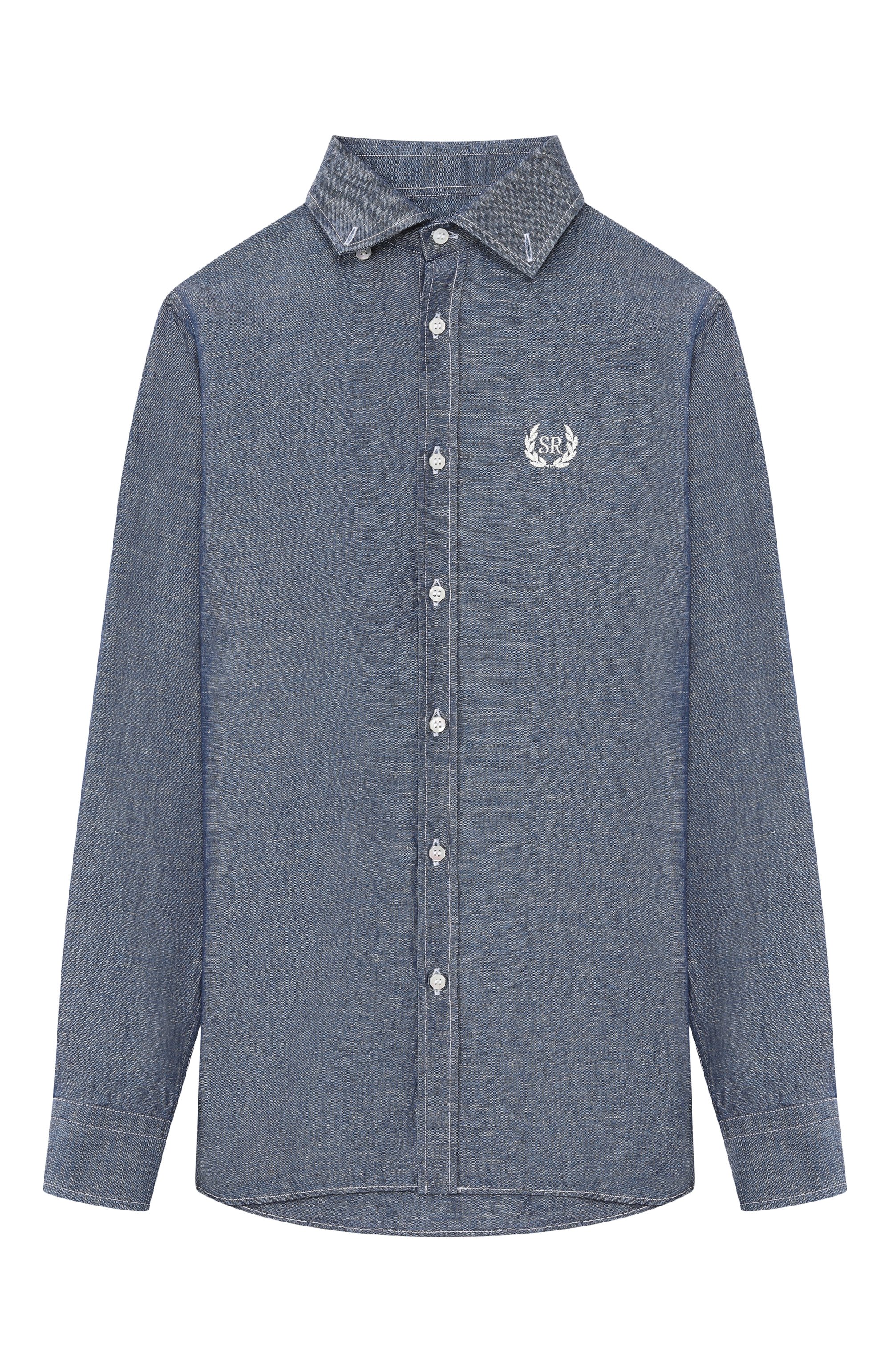 Рубашка из хлопка и льна STEFANO RICCI JUNIOR, арт. YC008226/EX2907, фото 1