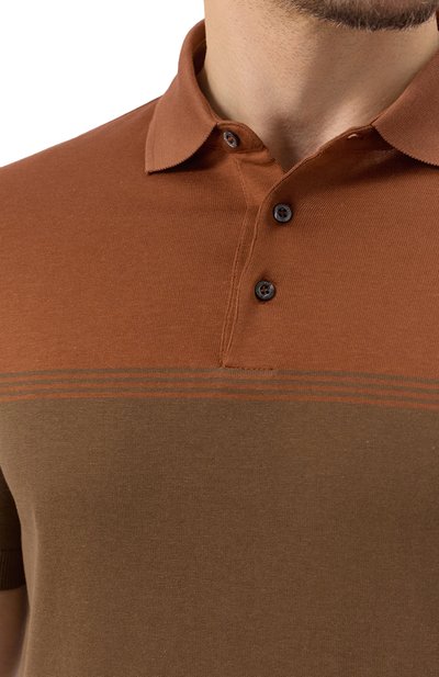 Хлопковое поло CORNELIANI, арт. 25G526-2525002, фото 5