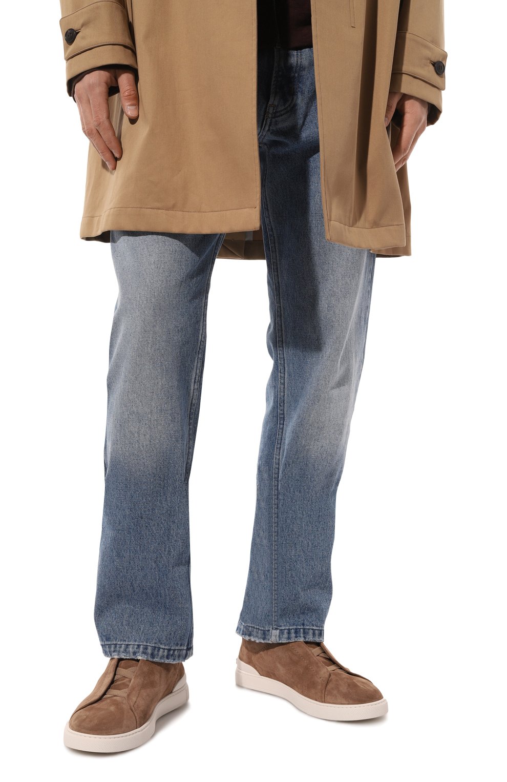 Замшевые кеды triple stitch ZEGNA, арт. S4667Z-LHSOY, фото 3