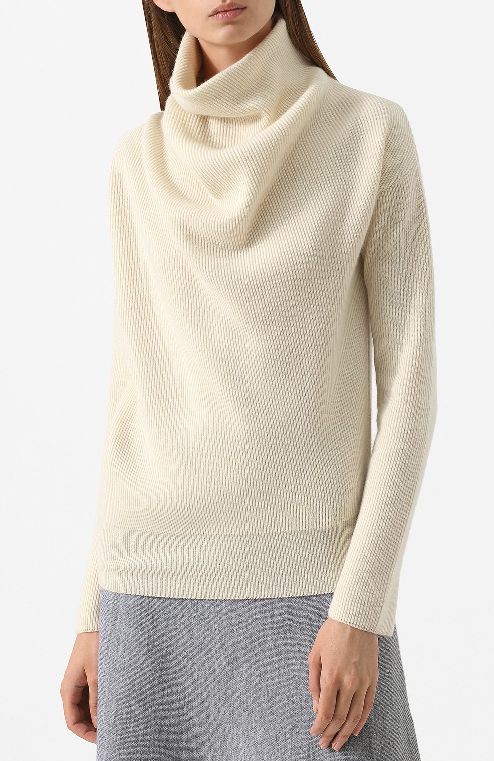 Кашемировый пуловер с высоким воротником LORO PIANA, арт. FAI3311, фото 3