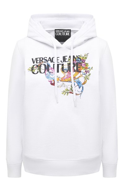 Женский хлопковое худи VERSACE JEANS COUTURE, арт. B6HWA7KC-WDP308/30456