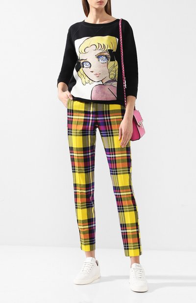 Хлопковый пуловер с принтом GUCCI, арт. 539088/X916B, фото 2