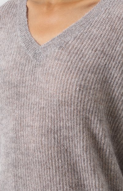 Вязаный пуловер с v-образным вырезом BRUNELLO CUCINELLI, арт. M7V771512, фото 5