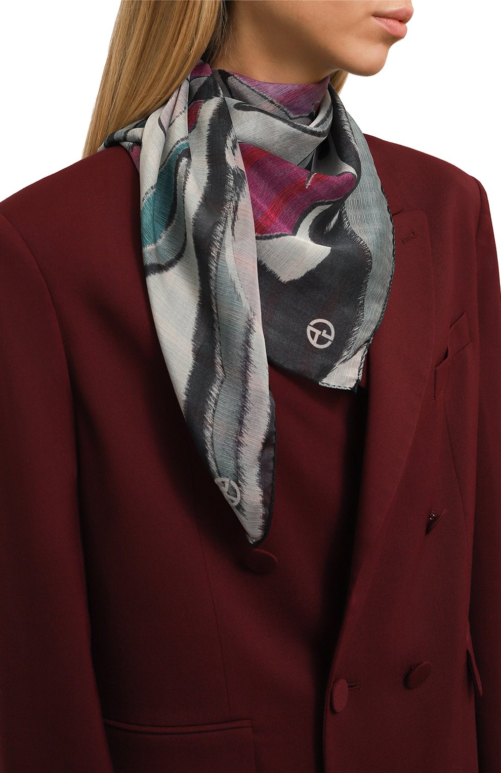 Шелковый платок GIORGIO ARMANI, арт. 795334/4F134, фото 2
