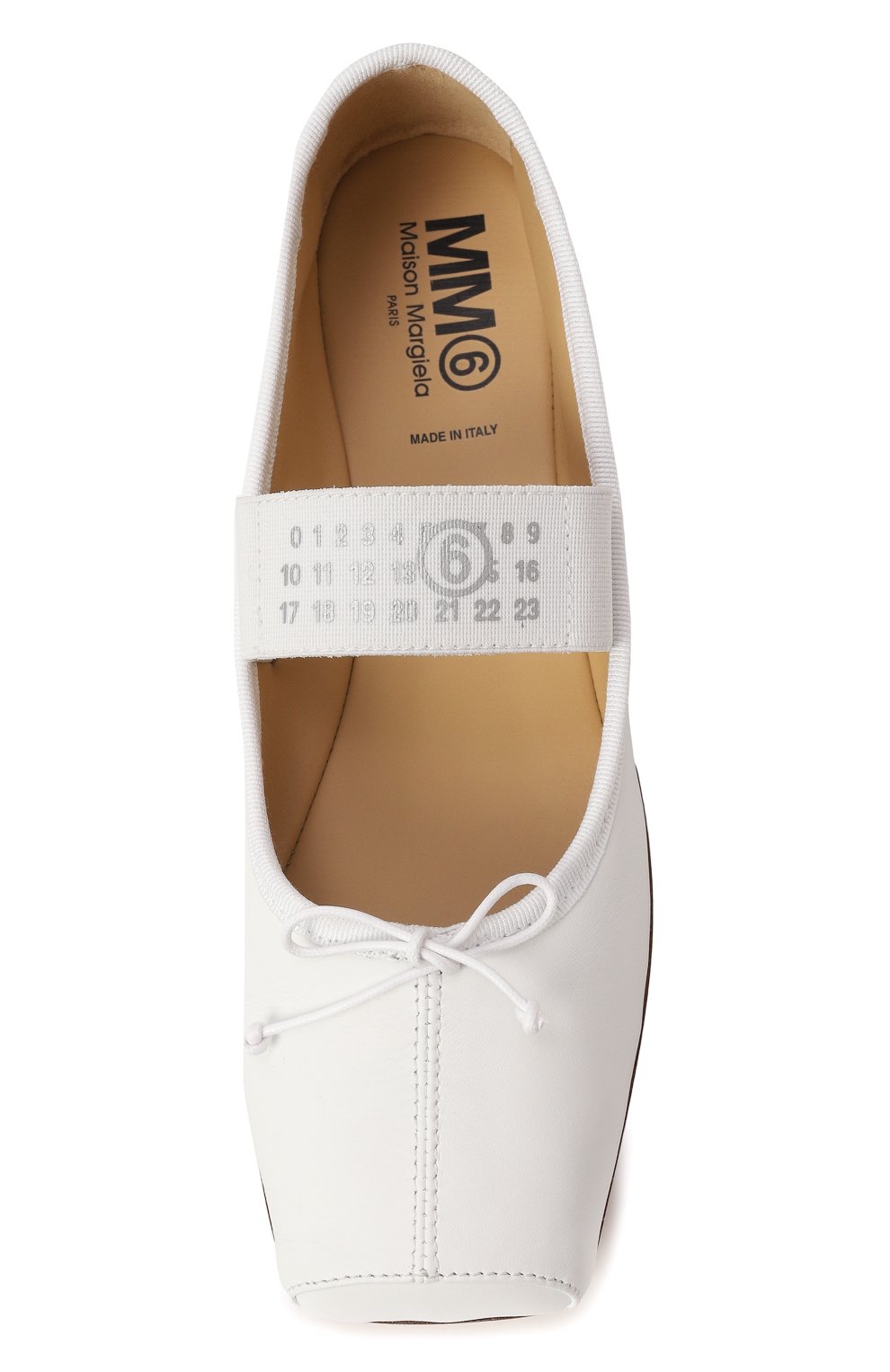 Кожаные балетки MM6, арт. 79713 VAR2/28-35, фото 4