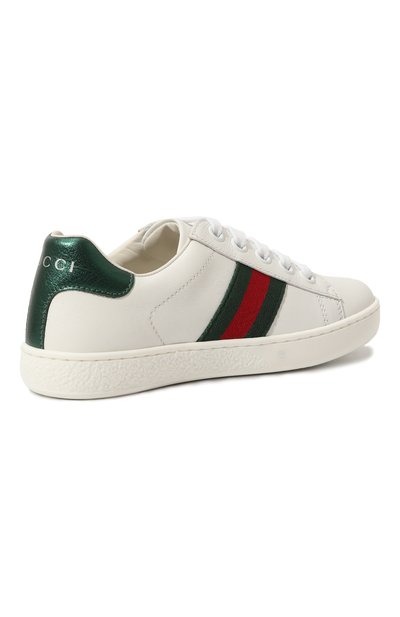 Кожаные кеды ace GUCCI, арт. 433148 CPWE0, фото 3
