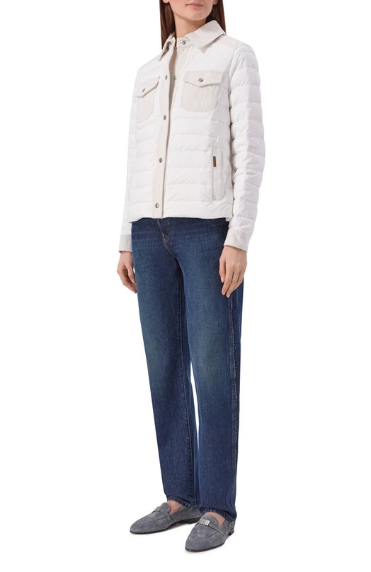 Пуховая куртка Esra Moorer ESRA/24X WHITE Белый  ESRA/24X WHITE Фото 2