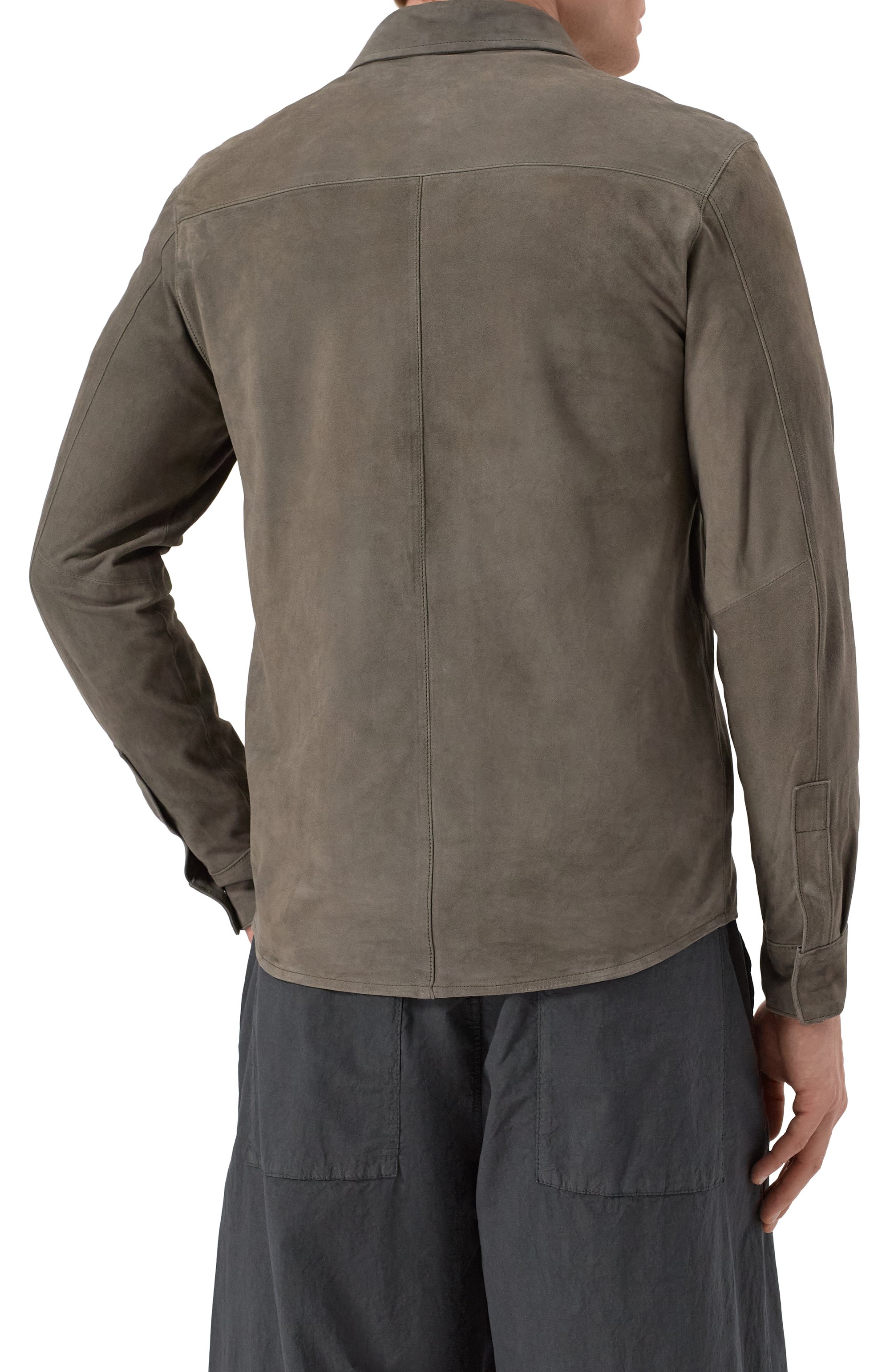 Замшевая рубашка GIORGIO BRATO, арт. GU25S9812NAPSTM, фото 4