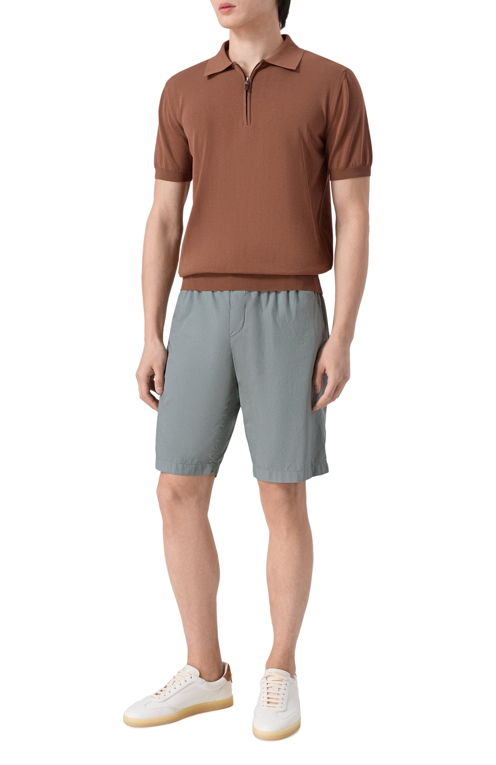 Хлопковые шорты PAUL&SHARK, арт. 25414026, фото 2