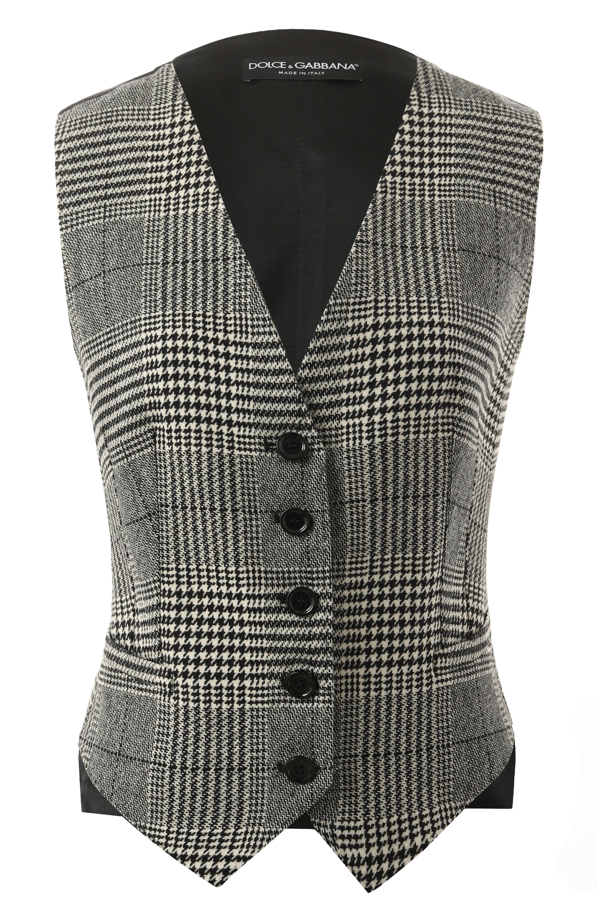 Жилет из шерсти и шелка DOLCE & GABBANA, арт. F79H5T/FQ2MV, фото 1