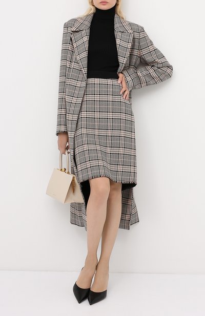 Юбка из вискозы и хлопка WINDSOR коричневого цвета по цене 23750 руб., арт. 52 DR405 10009455, фото 2 Юбка из вискозы и хлопка WINDSOR, арт. 52 DR405 10009455, фото 2