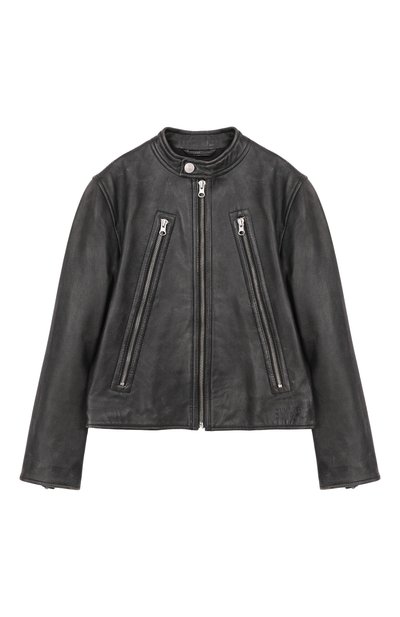 Кожаная куртка MM6, арт. M60497/MM07E