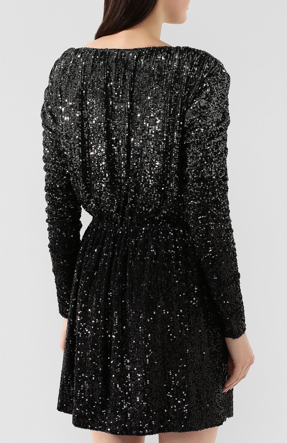 Платье с пайетками SAINT LAURENT, арт. 611963/YBSH2, фото 4