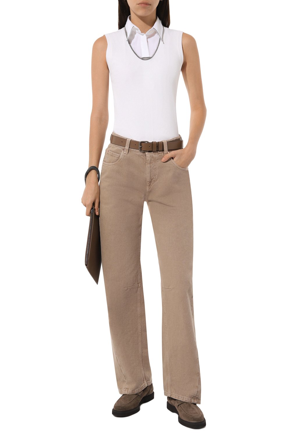 Хлопковый топ BRUNELLO CUCINELLI, арт. MG902BP398, фото 2