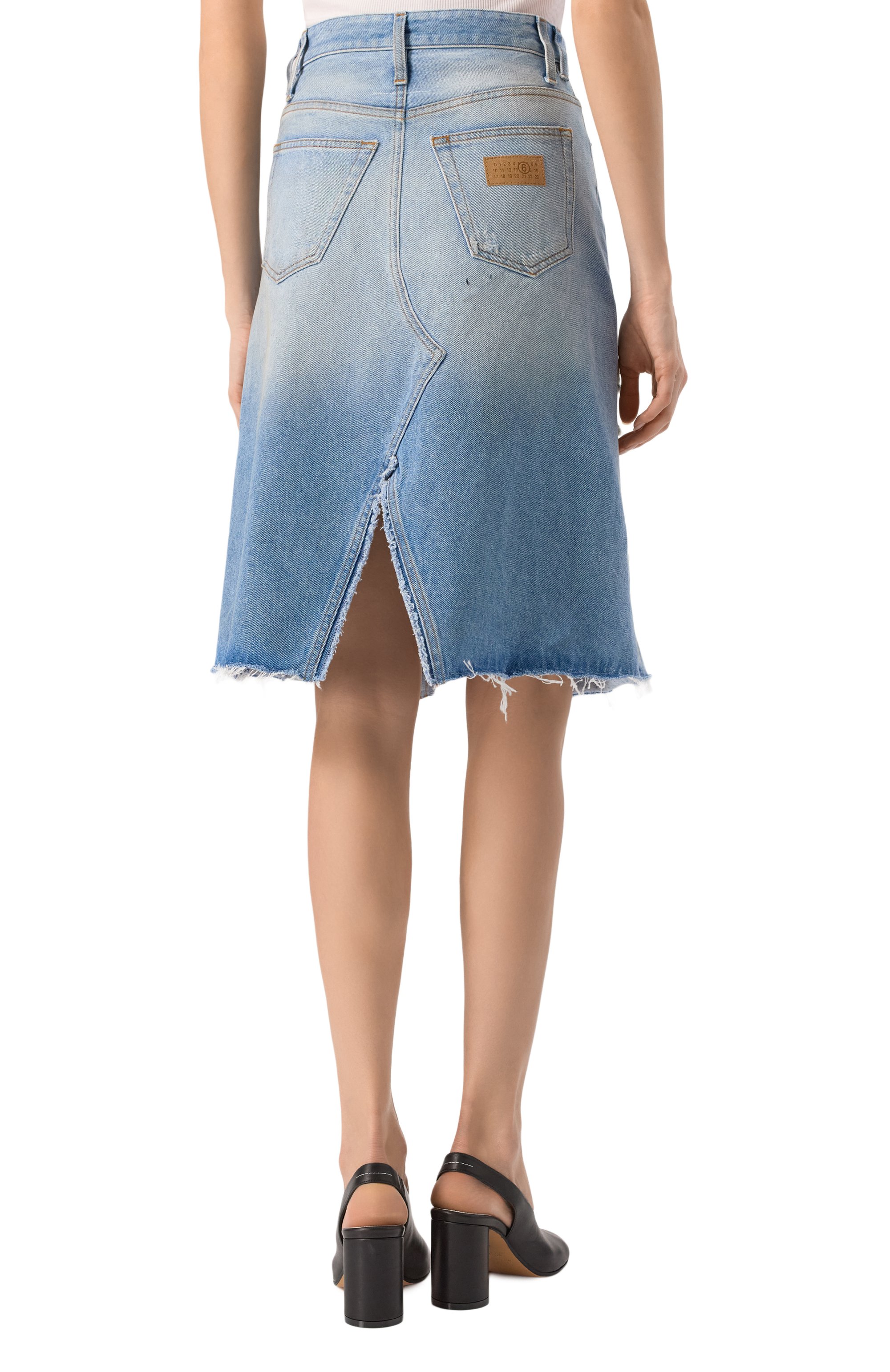 Джинсовая юбка MM6, арт. S62MI0034/M30018, фото 4