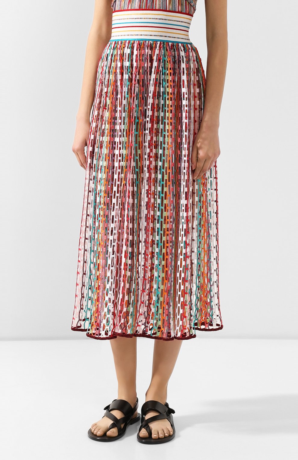 Юбка-миди MISSONI разноцветного цвета по цене 56300 руб., арт. MMH00024/BV004R, фото 3 Юбка-миди MISSONI, арт. MMH00024/BV004R, фото 3