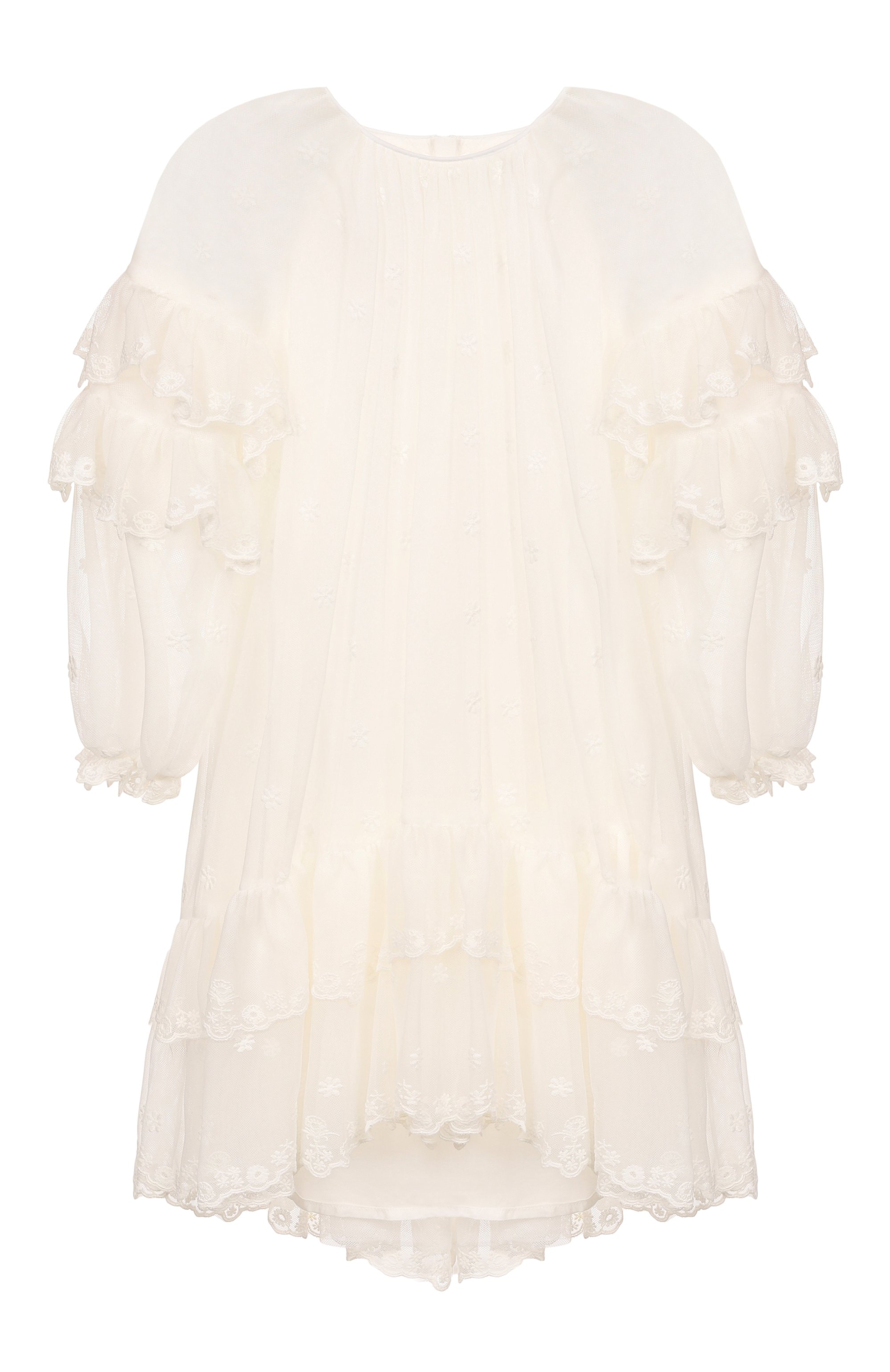 Платье CHLOÉ кремового цвета по цене 85750 руб., арт. C20612, фото 1 Платье CHLOÉ, арт. C20612, фото 1