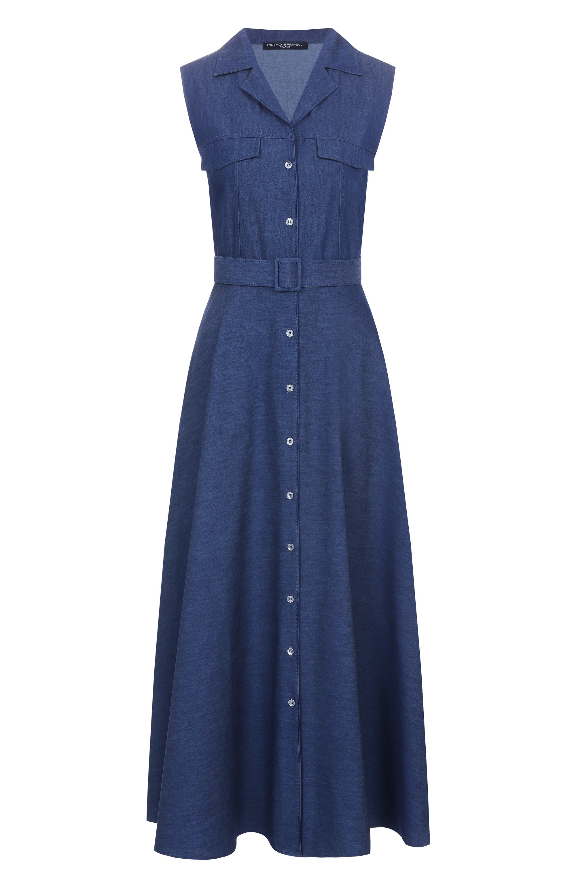 Хлопковое платье PIETRO BRUNELLI, арт. AG2501/C0TRIP, фото 1