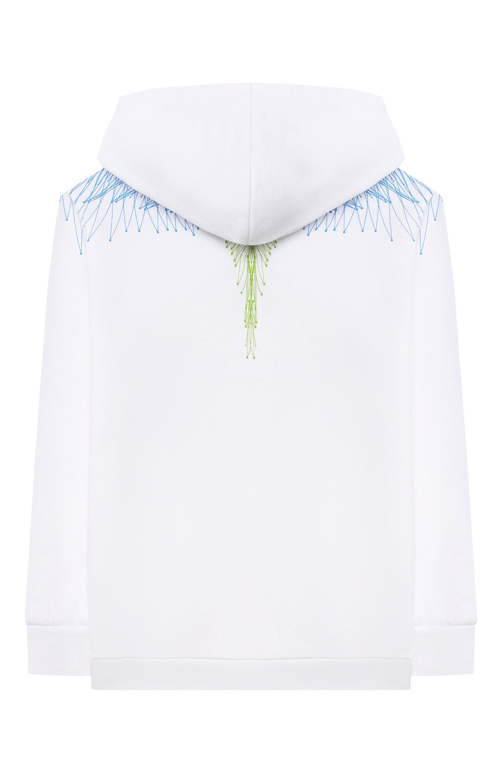Хлопковое худи MARCELO BURLON KIDS OF MILAN, арт. 21E/B/MB/2105/0020/2-6Y, фото 2