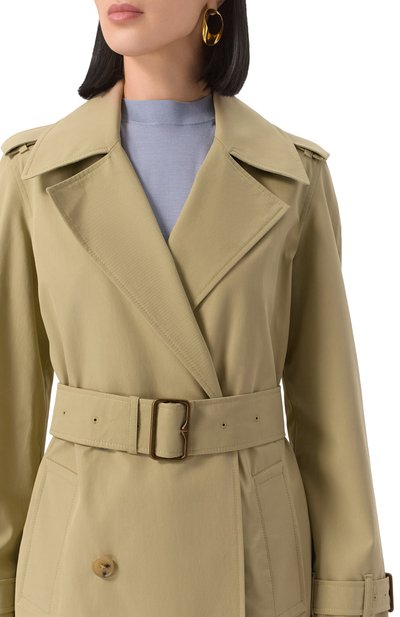 Хлопковый тренч BURBERRY бежевого цвета по цене 324000 руб., арт. 8106349, фото 5 Хлопковый тренч BURBERRY, арт. 8106349, фото 5
