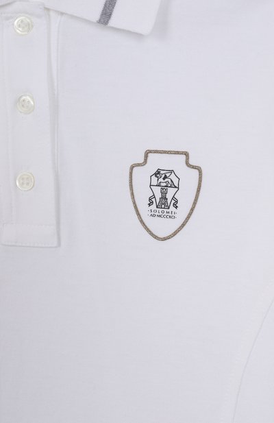 Хлопковое поло BRUNELLO CUCINELLI, арт. B0T81T441A, фото 3