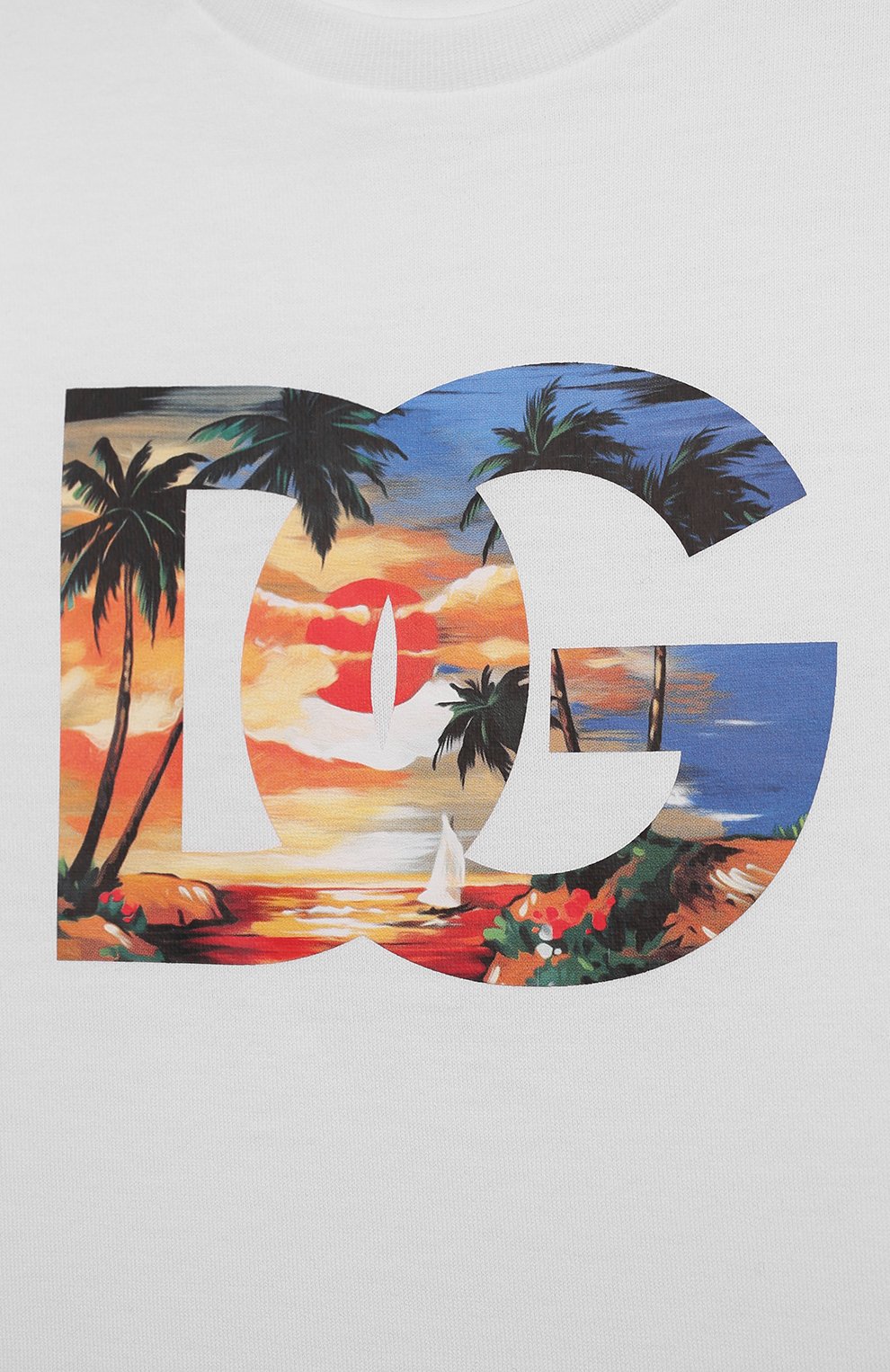 Хлопковая футболка DOLCE & GABBANA, арт. L1JTEY/G7I6A, фото 3