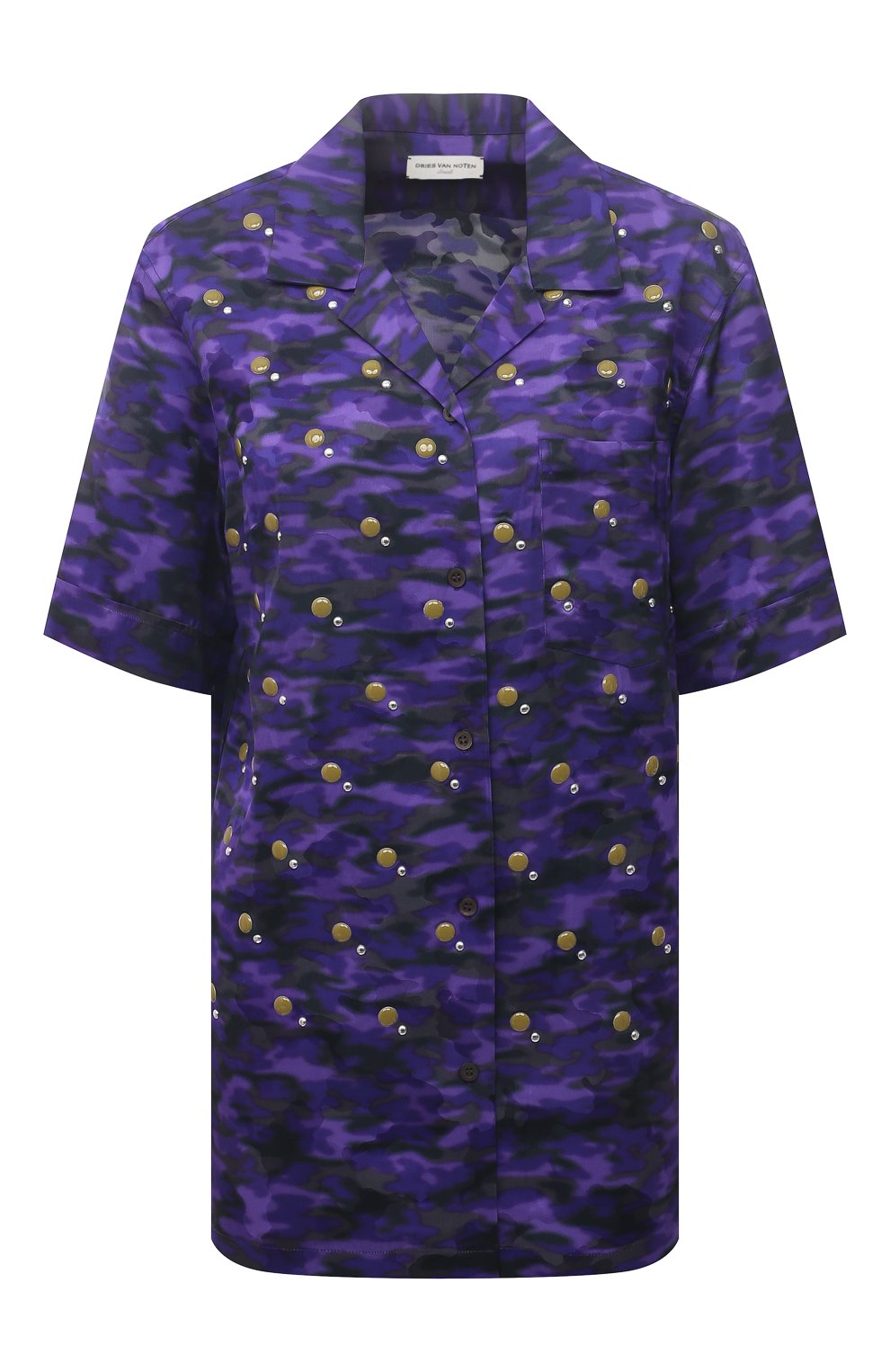Рубашка из вискозы DRIES VAN NOTEN, арт. 221-030779-4043, фото 1