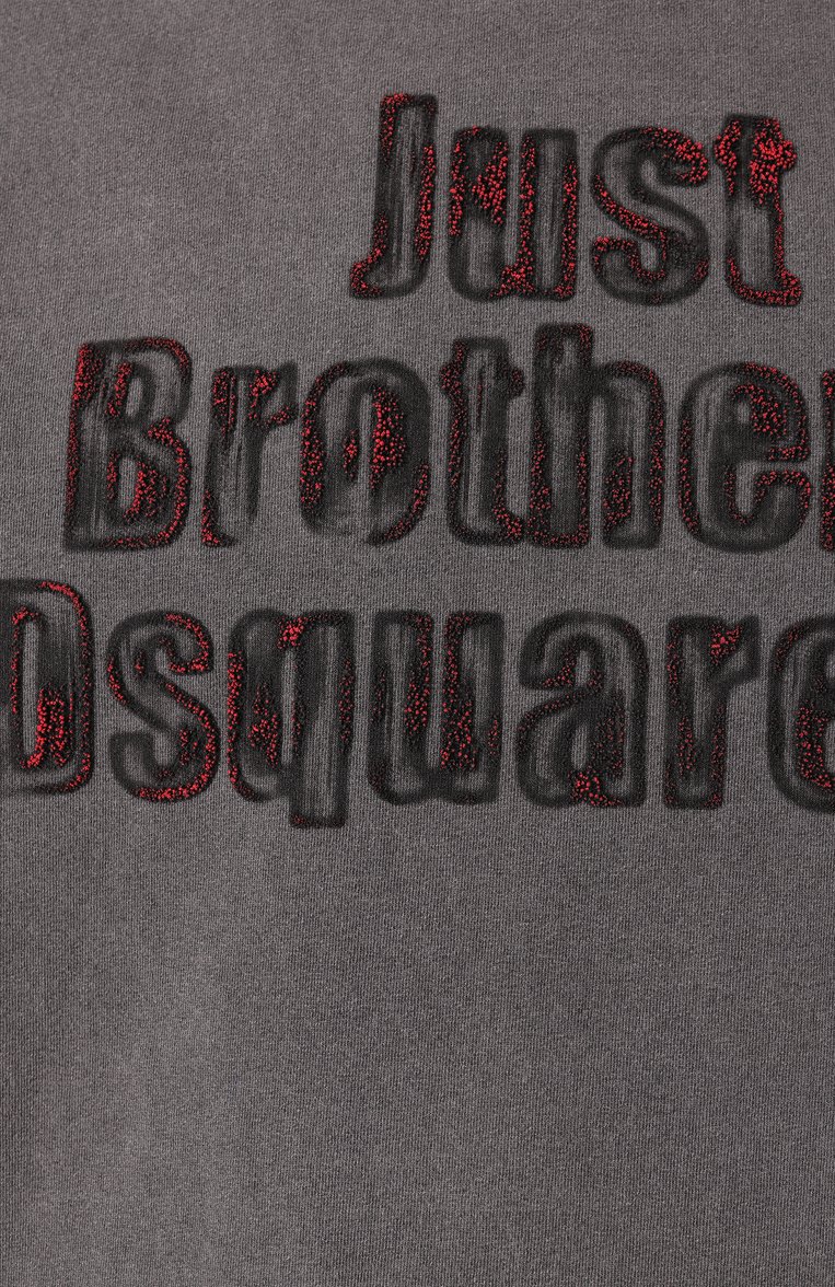 Мужская хлопковая футболка DSQUARED2 серого цвета, арт. S74GD1403/S24583 | Фото 6 (Материал внешний: Хлопок; Длина (для топов): Стандартные; Принт: С принтом; Стили: Спорт-шик; Кросс-КТ: Джерси; Мужское Кросс-КТ: Футболка-одежда; Автоматизация ТО: Проставлено; Детали: Без декора; Автоматизация состава: Проставлено; Рукава: Короткие)