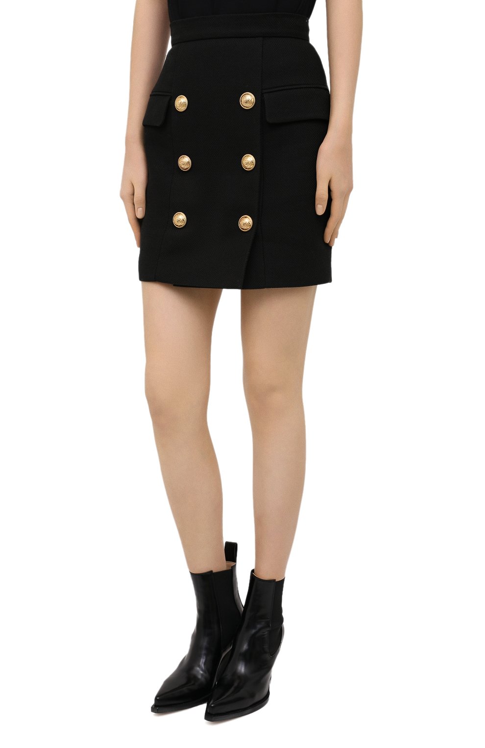 Хлопковая юбка BALMAIN, арт. VF14004/C208, фото 3