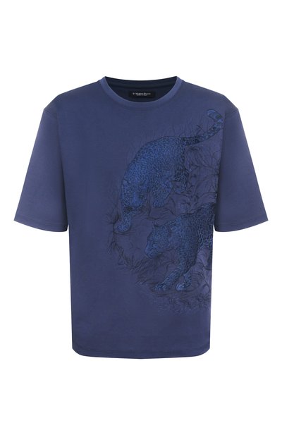 Мужская хлопковая футболка STEFANO RICCI, арт. MNH5204430/LUXT