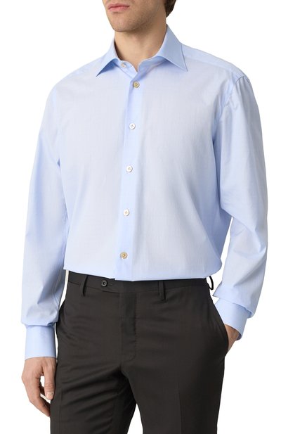 Хлопковая сорочка KITON, арт. UCIH0929506, фото 3