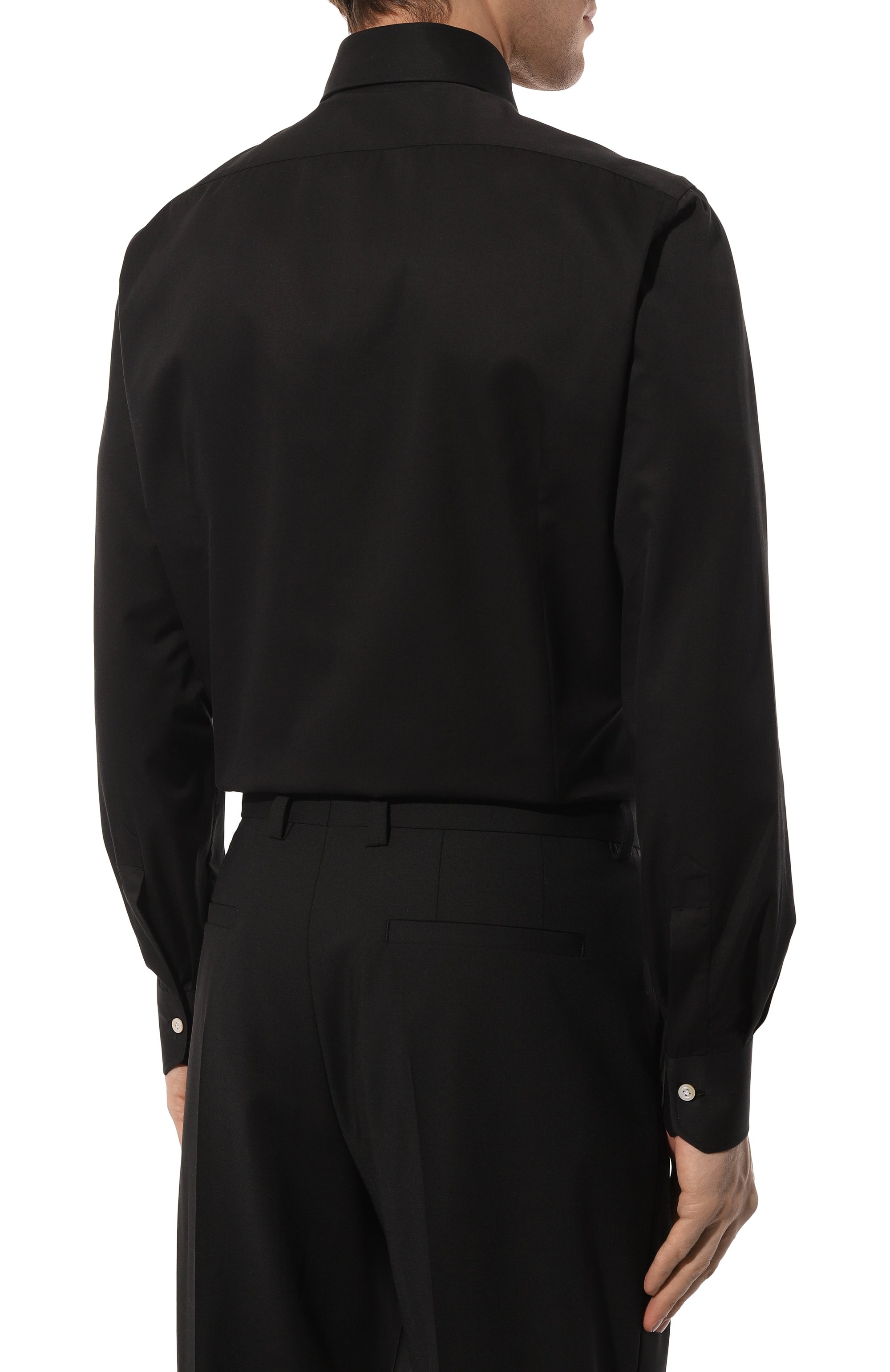 Хлопковая сорочка KITON, арт. UCCH08884, фото 4