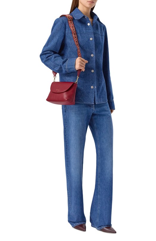 Сумка Paulina mini Coccinelle E5 S8F 59 01 01 Бордовый  E5 S8F 59 01 01 Фото 7