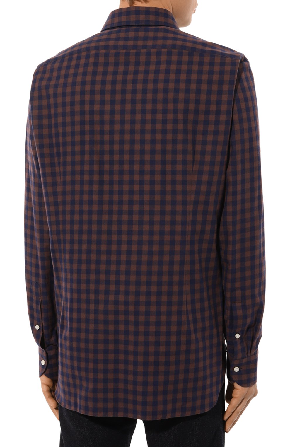 Хлопковая рубашка LUIGI BORRELLI разноцветного цвета по цене 41450 руб., арт. SR3752, фото 4 Хлопковая рубашка LUIGI BORRELLI, арт. SR3752, фото 4