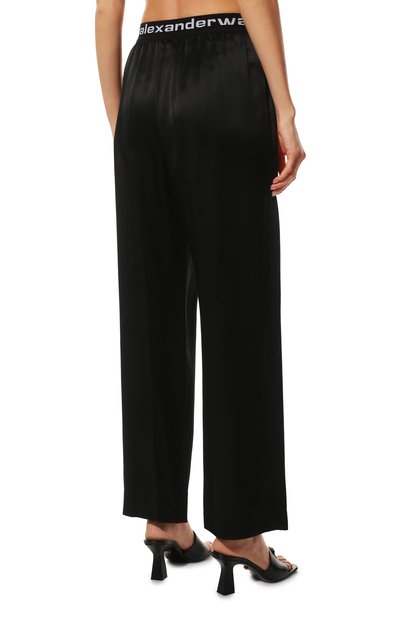 Шелковые брюки ALEXANDERWANG.T, арт. 4WC2214076, фото 4