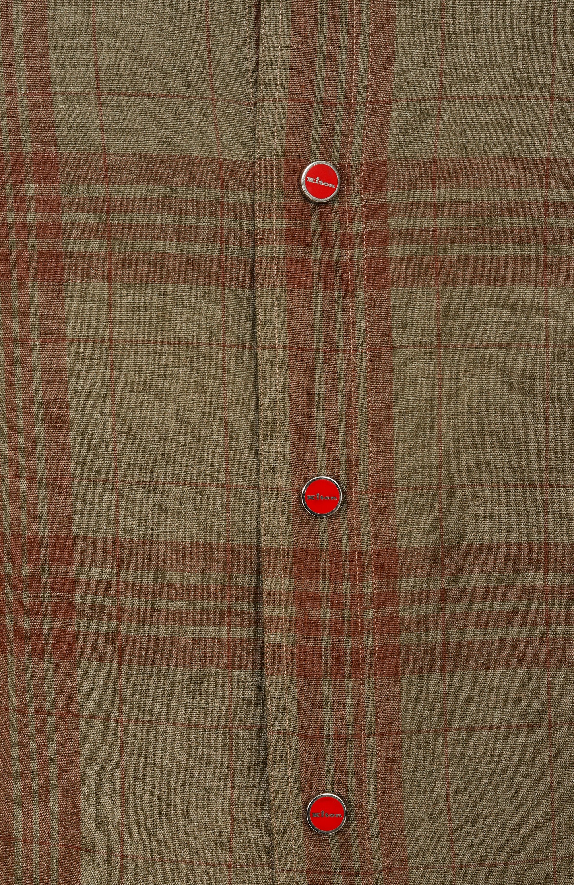 Льняная рубашка KITON, арт. UMCMARH0926907, фото 6